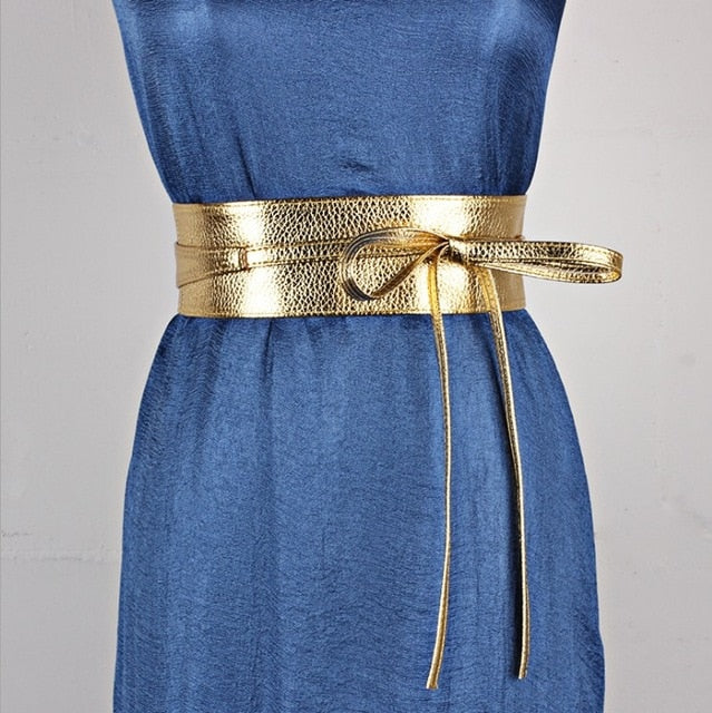 Fashion Lace UP Wide Belt