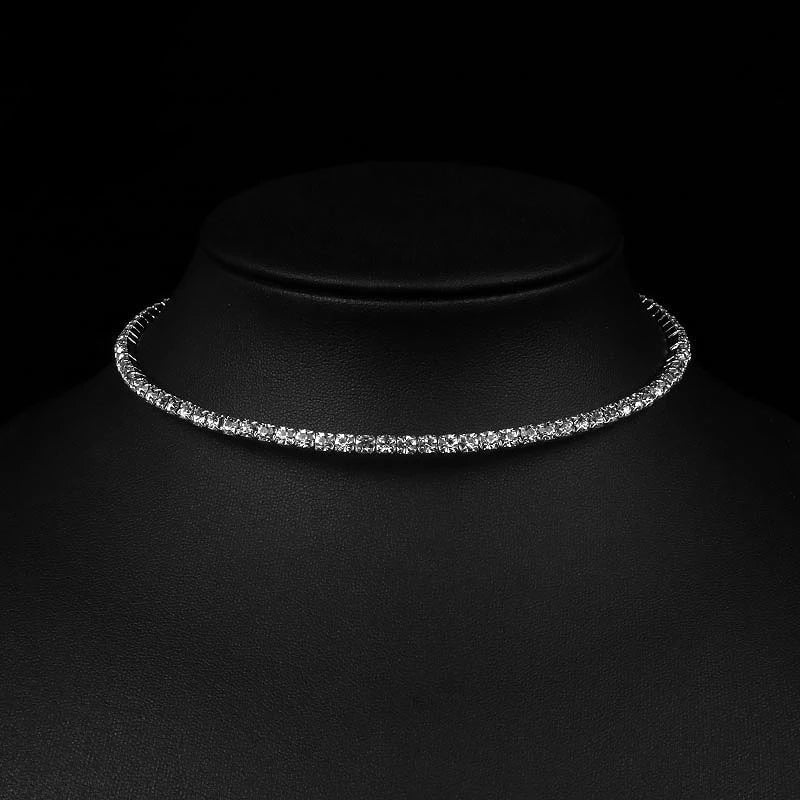 Diamante Rhinestone Necklace
