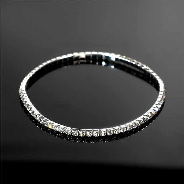 Fashion Stretch Crystal Anklet
