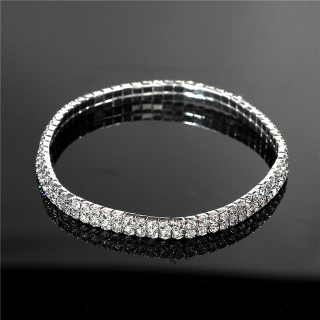 Fashion Stretch Crystal Anklet