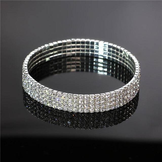 Fashion Stretch Crystal Anklet