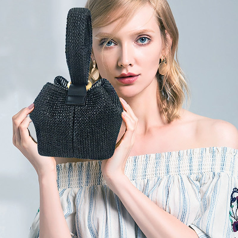 Beach Personality Crossbody Straw Bag