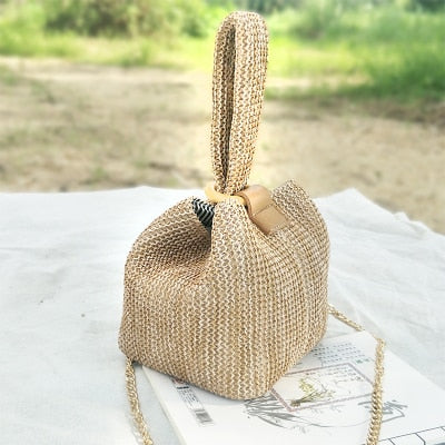 Beach Personality Crossbody Straw Bag