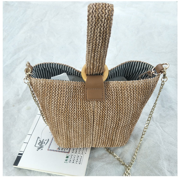 Beach Personality Crossbody Straw Bag