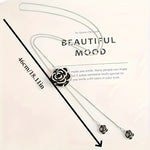 Rose Flower Long Necklace