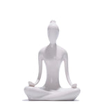 Abstract Art Yoga Poses Figurines