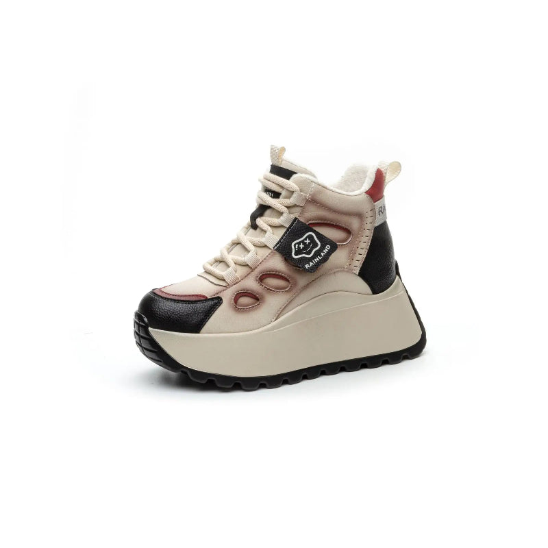 Women’s Leather Winter Platform Boots