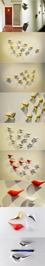 3D Birdie  Wall Hanging Decor