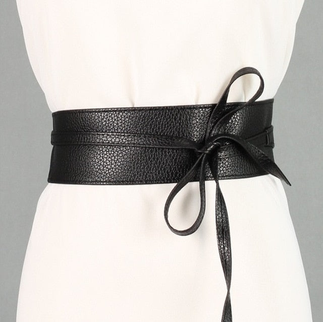 Fashion Lace UP Wide Belt