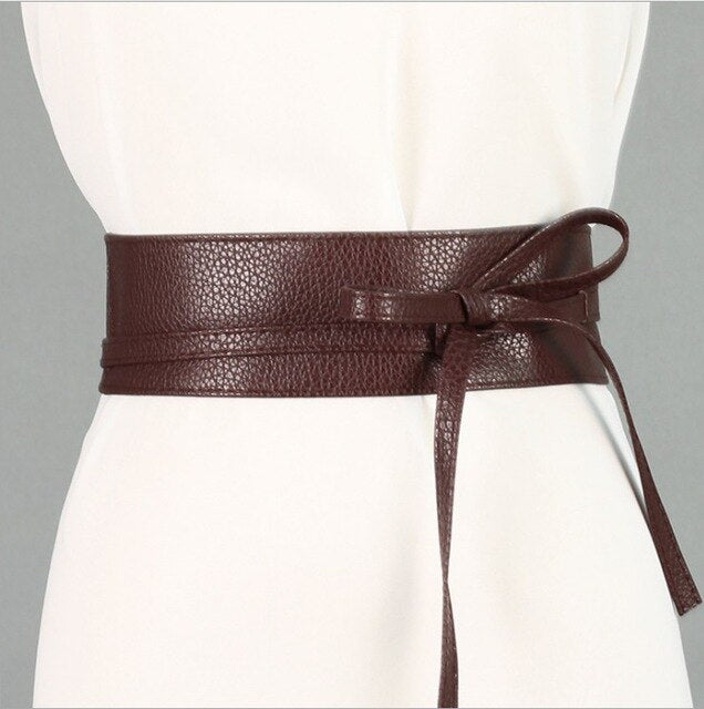 Fashion Lace UP Wide Belt