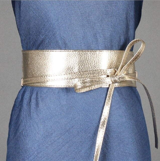 Fashion Lace UP Wide Belt