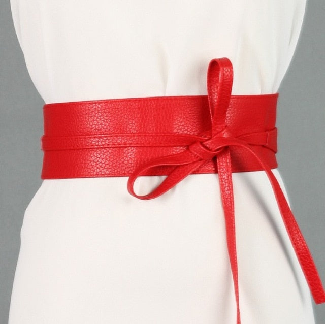 Fashion Lace UP Wide Belt
