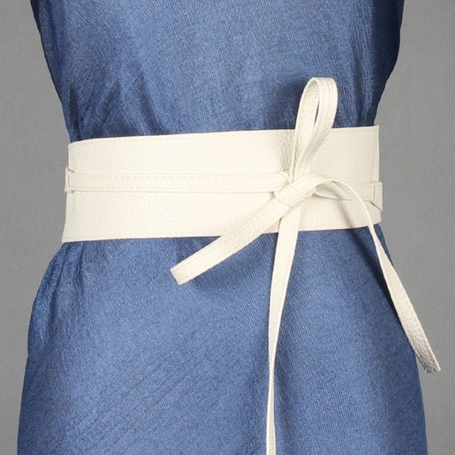 Fashion Lace UP Wide Belt