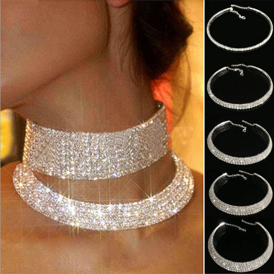 Diamante Rhinestone Necklace