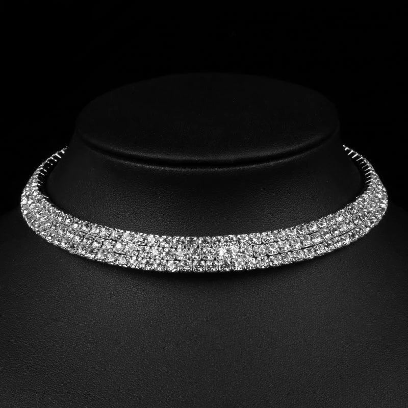 Diamante Rhinestone Necklace