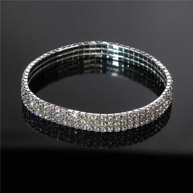 Fashion Stretch Crystal Anklet