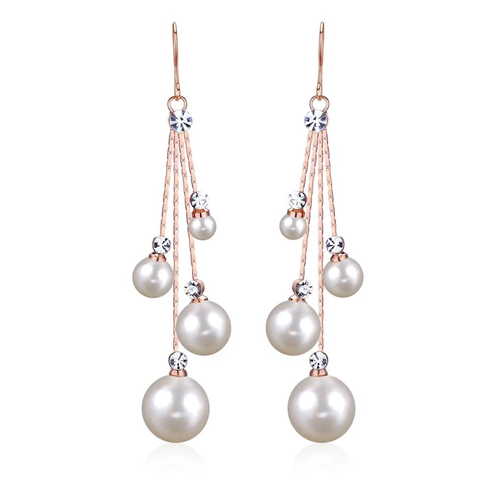 Alice Crystal Pearl  Earrings